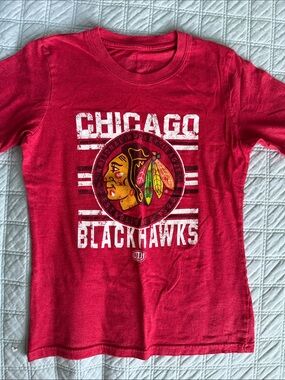 Chicago Blackhawks Red Short Sleeve Graphic Tee
